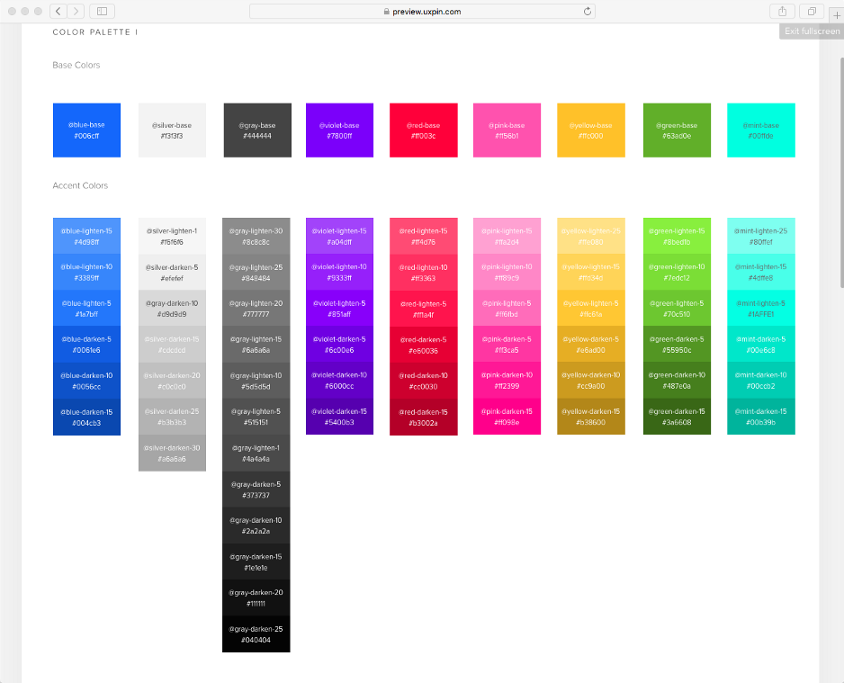 Color Palette