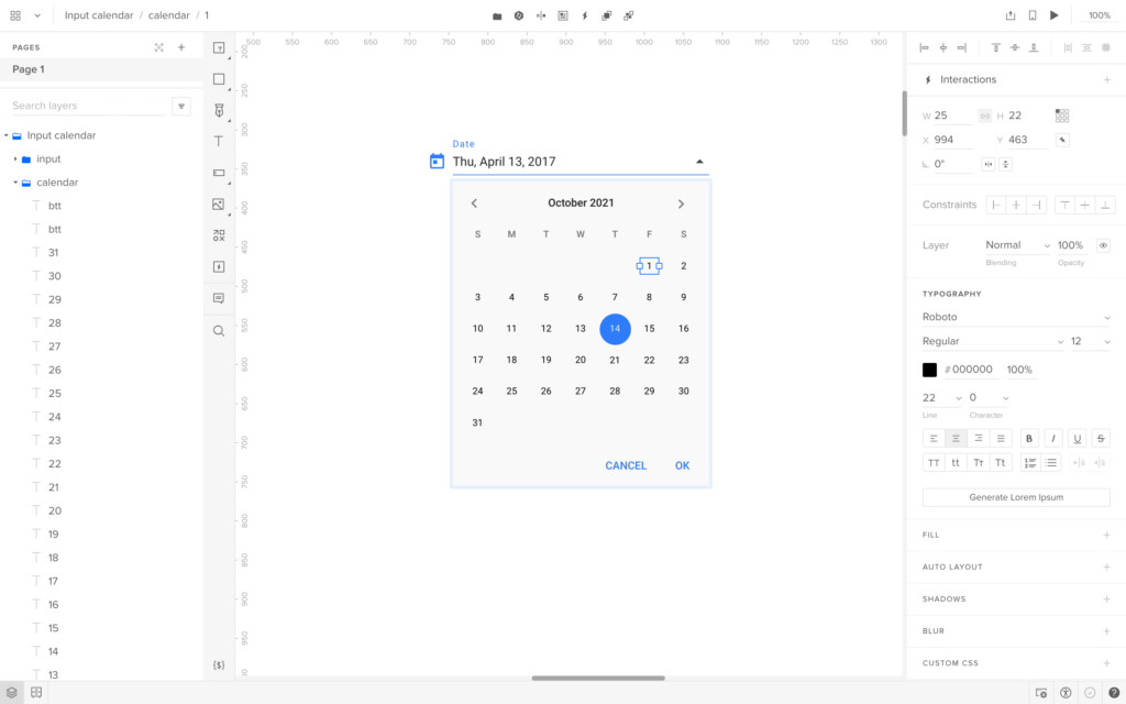 customizing date picker ui